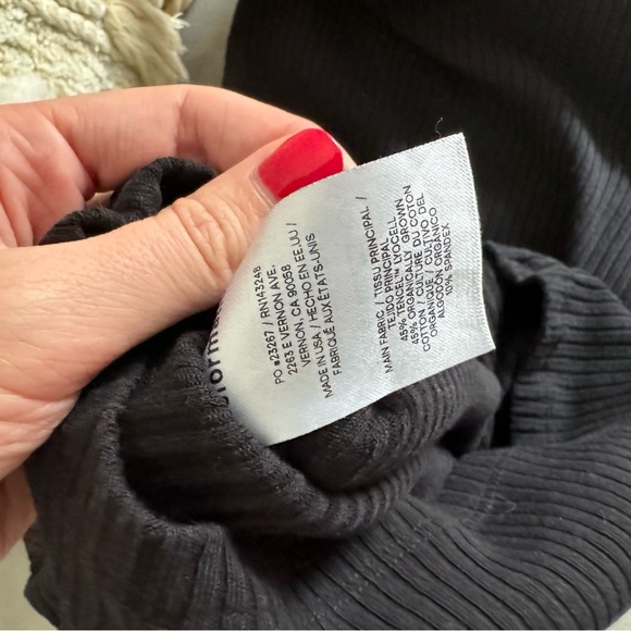 Reformation Maly Black Mini Dress Size S - Picture 8 of 9